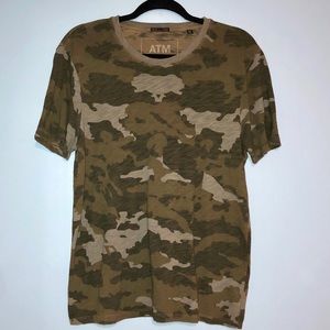 ATM camo print t-shirt